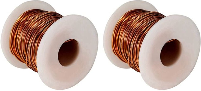 Thumbnail - 2X 99,9 % , Weicher Kupferdraht, 16 Gauge/1,3 mm Durchmesser, 127 Fuß/39 M, 1-Pfund-Spule