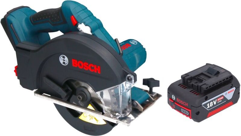 Bosch gkm 18V-50 Professional Akku Metall Handkreissäge 18 v 136 mm Brushless + 1x Akku 4,0 Ah - ohne Ladegerät