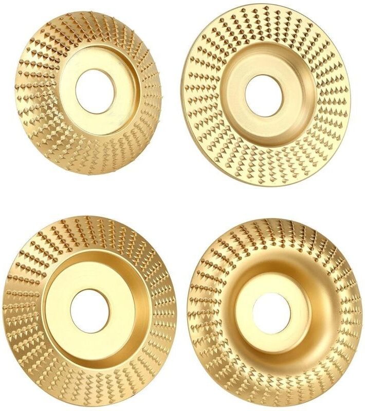 4-teilige Holzschleifscheibe, Holzschleifscheibe, 22,2 mm Innendurchmesser für Winkelschleifer