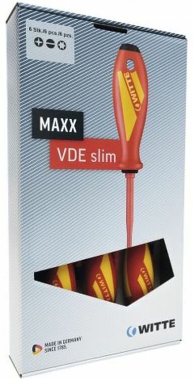 Schraubendreher-Set WITTE Phillips Flach 6 Stücke (6 Stück)