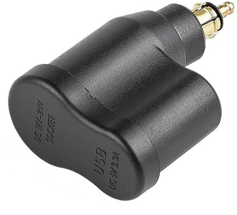 Hella din Stecker 3,3 ein Motorrad Power Adapter Dual usb Buchse Ladegerät Wasserdicht Für-BMW R1200GS R1250GS F800GS F7...