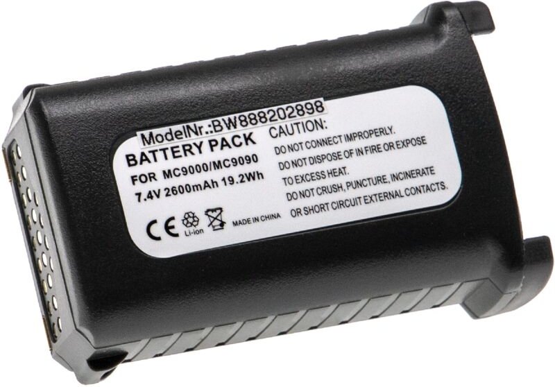 vhbw Akku kompatibel mit Symbol MC9060, MC9060-G, MC9060-K, MC9060-S, MC9062, MC909 Handheld Computer Scanner (2600mAh, ...