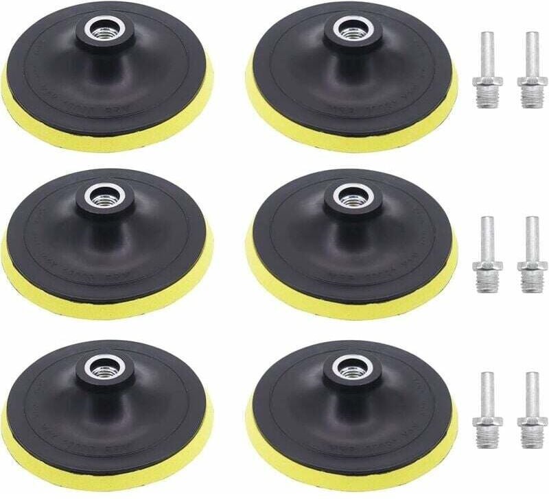 Stück 5 Zoll (125 mm) Schleifscheiben mit M14-Aufnahme für Bohrmaschinen und Winkelschleifer