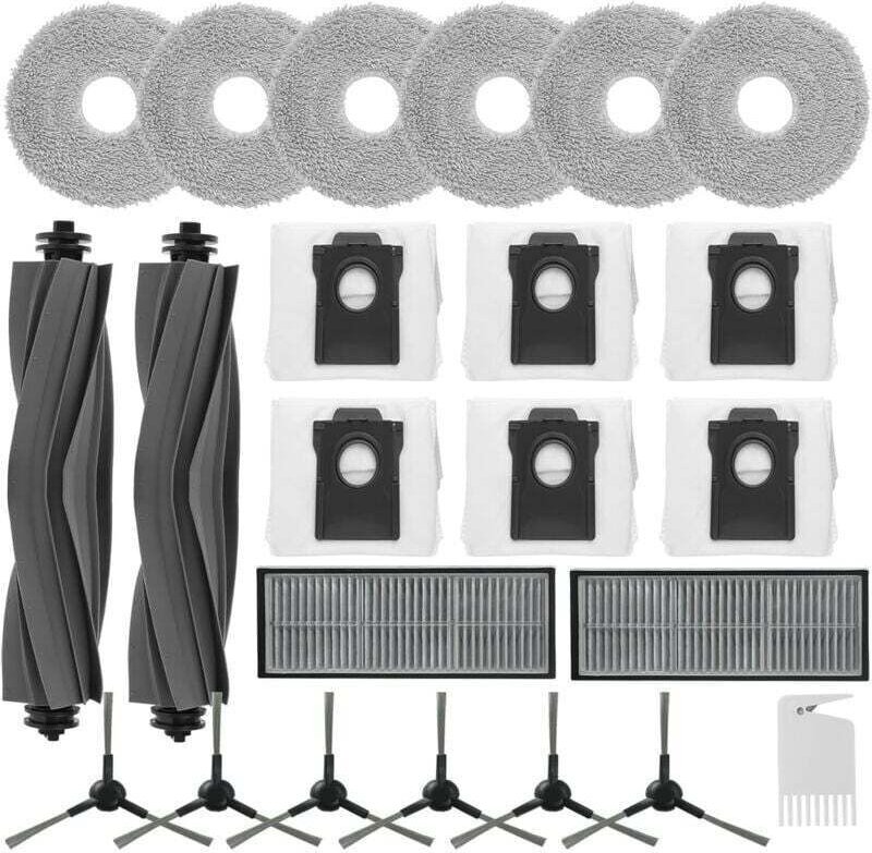 23-teiliges Zubehörset für Dreame L10s Pro Ultra Heat, Ersatzteile für Dreame L10 Ultra Complete, inklusive 2 Hauptbürst...