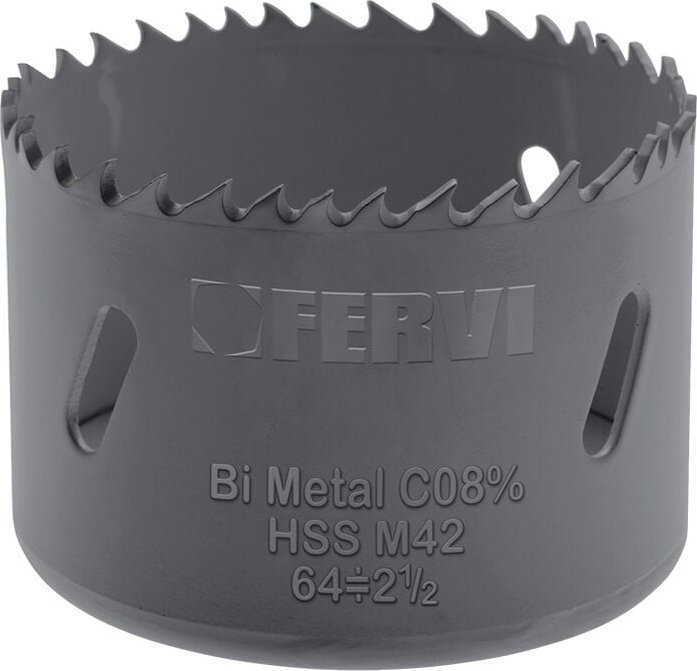 Kobalt-Bimetall-Lochsage fur Metall 19 mm Fervi 0278/019