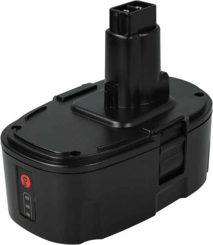 Extensilo - 1x Akku kompatibel mit Dewalt DC608K, DC616K, DC668KA, DC618K, DC618, DC628K, DC618KA Werkzeug (5000 mAh, Li...