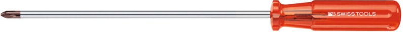Pb Swiss Tools - Langer Schraubendreher für Phillips mit Kunststoffheft 2/150 mm