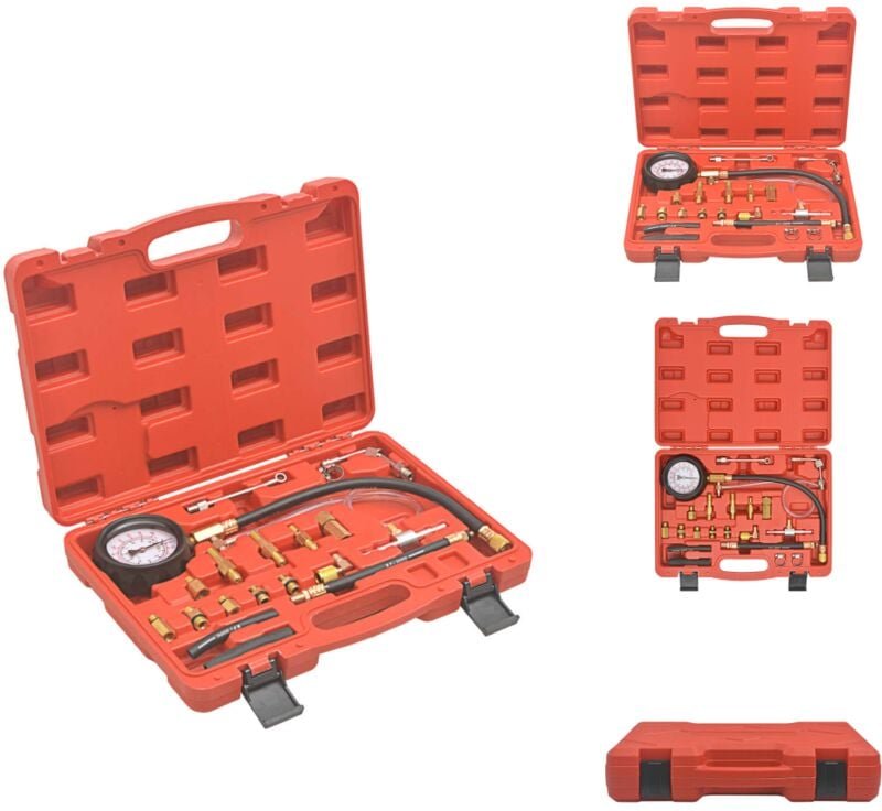 Kraftstoff-Einspritzdruck-Prüfer-Set - Kraftstoffprüfung - Druckmessgerät - Einspritzdruck - Autowerkstatt - Diagnosetoo...