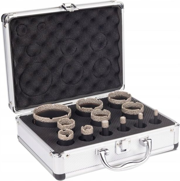 Set Diamant-Kronenbohrer 13 Teile für Fliesen M14