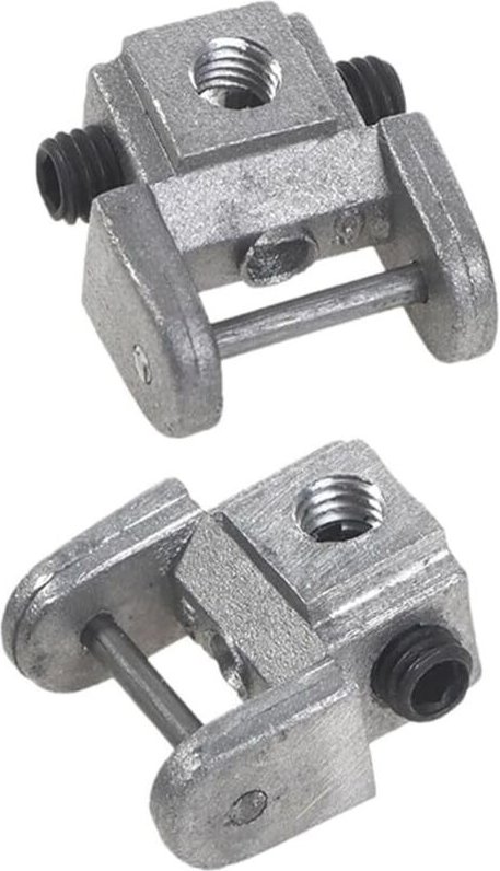 2 Stück Laubsägeblatt-Halter Umrüstsatz Spindelloser Adapter Ober-/Unterblatt-Halter aus Metall