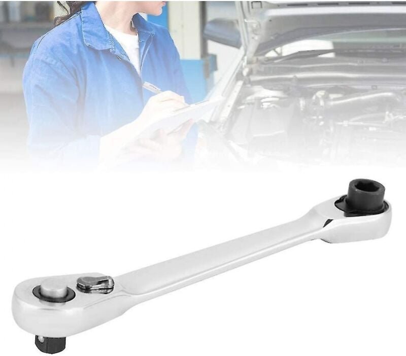 BEBUSINGOTO Ratschenschlüssel-Set – Mini-Ratschen-Steckschlüssel, 1/4-Zoll-Sechskant-Antrieb, Drehmomentschlüssel (Größe...