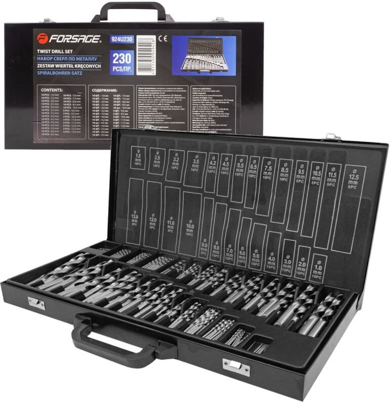 Metallbohrersatz 230-tlg. im Koffer