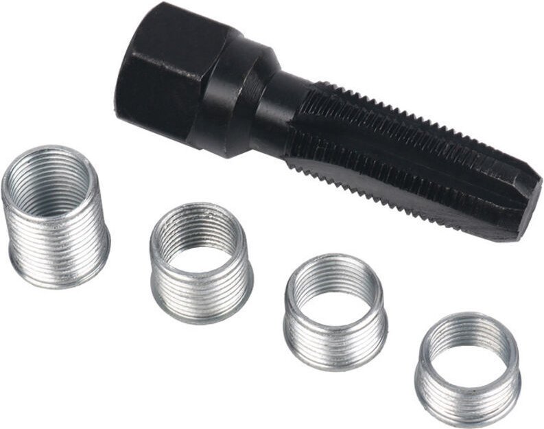 Zündkerzengewinde-Reparaturset, 14-mm-Reibahle, Zylindergewinde-Reparaturwerkzeug, 5er-Pack
