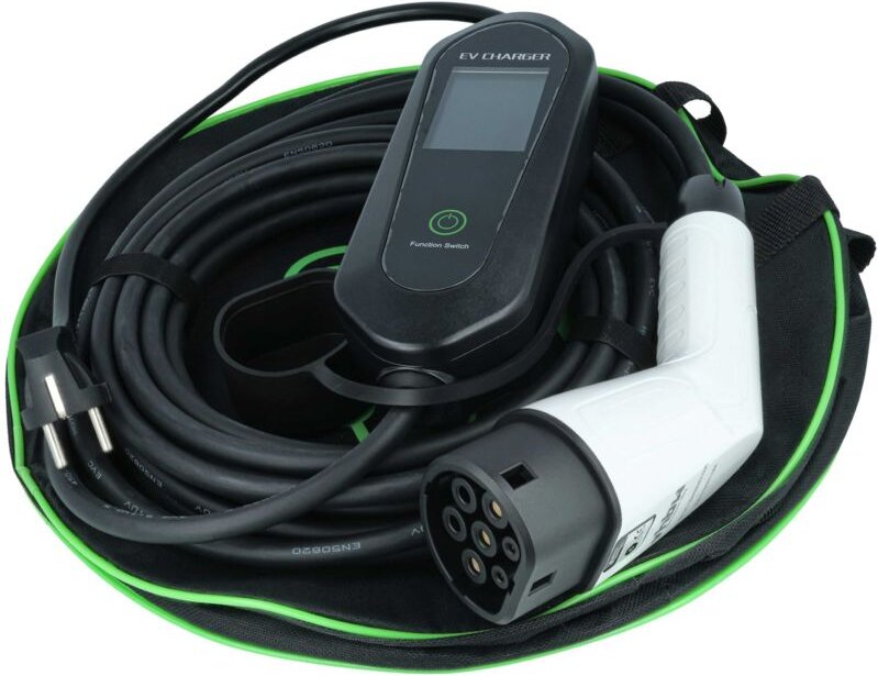 Vhbw - Ladekabel Typ 2 zu Typ f cee 7/7 kompatibel mit vw id Buzz Elektroauto, 1-phasig, 16 a, 3,5 kW, 10 m