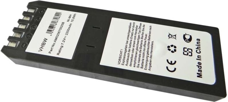 Vhbw - Akku kompatibel mit Fluke 741, 743, 863, 865, 867, 741B, 743B, 867B Oszilloskop, Messgerät (2200mAh, 7,2V, NiMH)