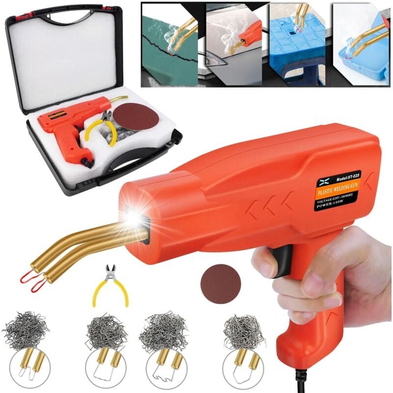 Dayplus - Schweißgerät Auto Kunststoff Reparatur Kit Schweißen +Klammer kfz Stoßstange Set