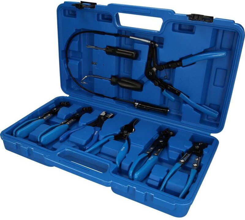 Schlauchschellenzangen-Satz, 9-tlg