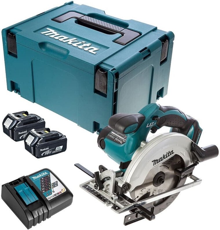 Makita - Kreissäge 18V lxt ø 165 mm (2x3,0 Ah) in makpac DSS611RFJ