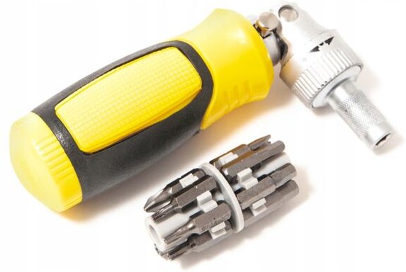 Ratschenschraubendreher + 12 Bits 13-teilig