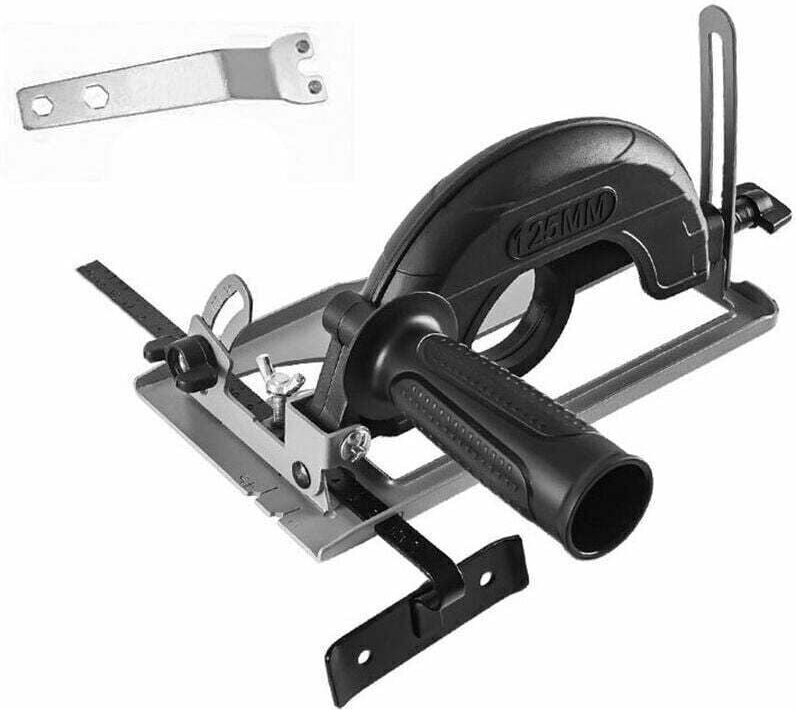 Angle réglable de 0 à 45°, profondeur de coupe réglable de 0 à 40 mm, support de positionnement pour meuleuse d'angle, f...