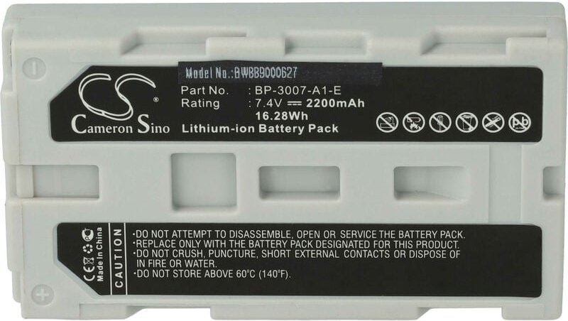 vhbw Akku kompatibel mit Futaba T12Z, T14, T14MZ, T14MZP Fernbedienung Remote Control (2200mAh, 7,4V, Li-Ion)