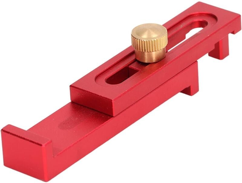 Memkey - Tiefenmesslineal, Sägezahnlineal 5–40 mm Tiefenmesser und Mini-Spaltlehre für Holzbearbeitung, Tiefenlinienline...