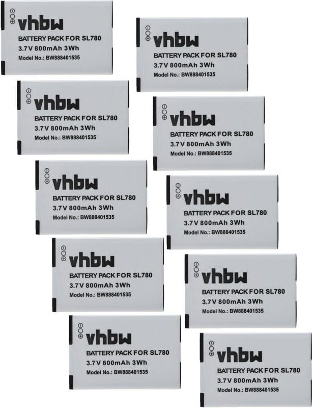 10x Akku kompatibel mit Unify OpenStage SL4 Professional, OpenStage SL5, OpenScape SL5 schnurlos Festnetz Telefon (800 m...