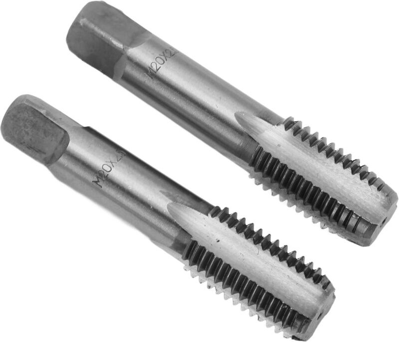 Acouto Metrischer Gewindebohrer mit gerader Nut aus Schnellarbeitsstahl, effizientes Gewindeschneidwerkzeug für die Meta...