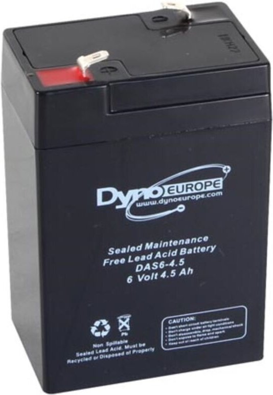 Perel - Dyno Europe bleiakku - 6 v - 4,5 Ah - 70 x 48 x 106 mm