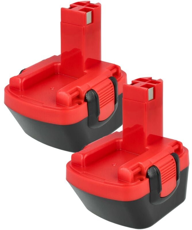 Extensilo - 2x Akku Ersatz für Orgapack 2179.150, 2179.155 für Elektrowerkzeug (3300 mAh, NiMH, 12 v)