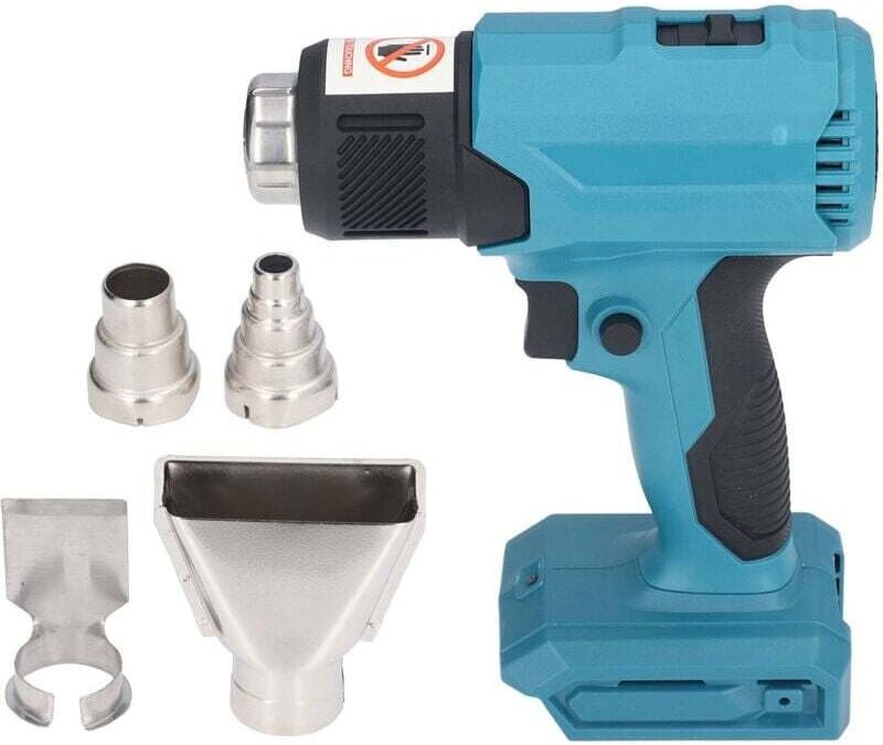 Kabellose Heißluftpistole, ABS, 3 Geschwindigkeiten, wiederaufladbar, tragbar, zum Schweißen und Verpacken von Kunststof...