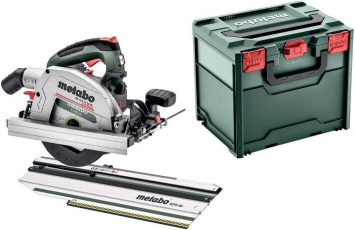 Metabo Handkreissägen-Set KS 18 LTX 66 BL ohne Akku oh. Lader + KFS 44 metabox