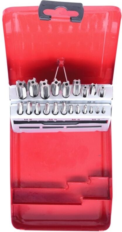 Ks Tools hss Handgewindebohrer-Satz m, Stahlblechkassette 21-tlg.M3-M12