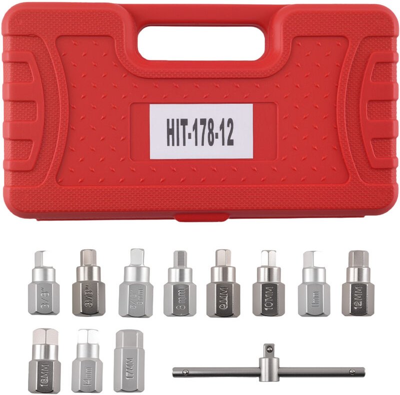 Ablassschrauben Satz mit T-Griff 3/8" for Motor Getriebe Hinterachse 8-17mm