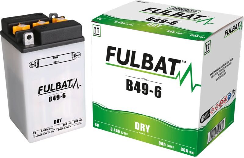 FULBAT FUL DRY Batterie - B49-6 (trocken, funktionsfähig, Säure enthalten)