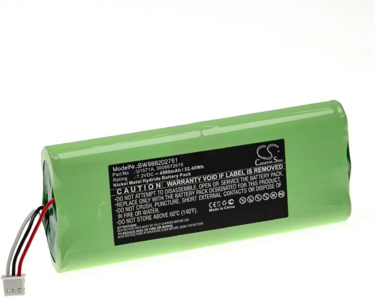 Akku kompatibel mit Keysight U1600, U1602A, U1602B, U1604A, U1604B Messgerät (4500mAh, 7,2V, NiMH) - Vhbw