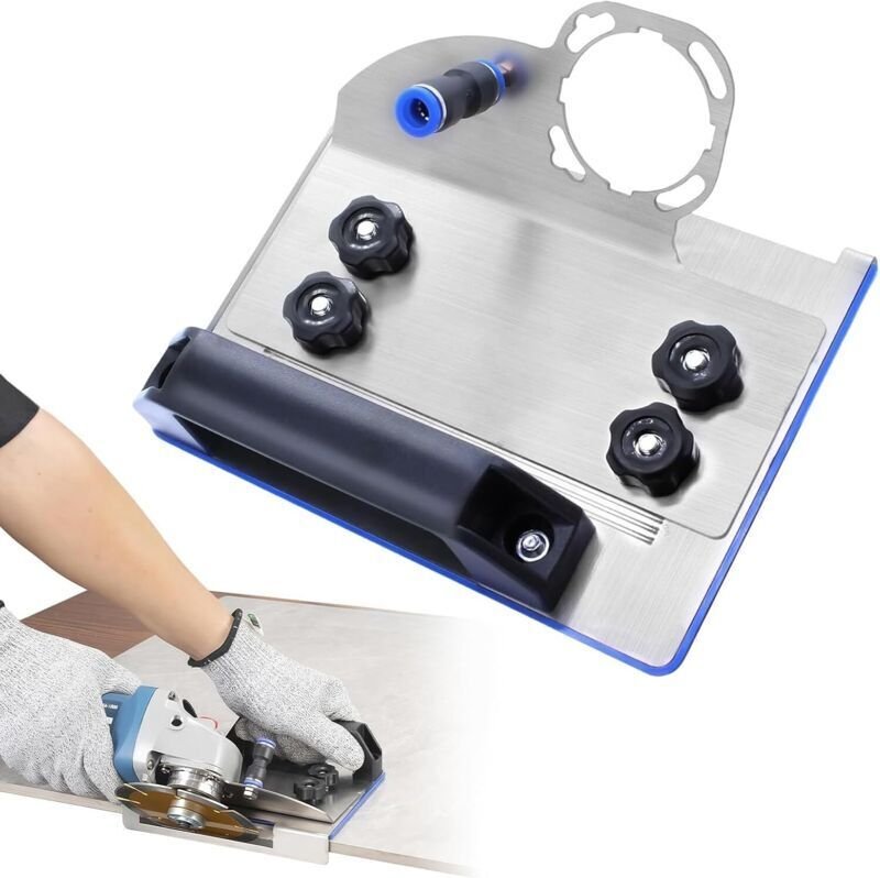 Winkelschleiferständer für 45°-Fasenschnitte an Fliesen, Winkelschleiferständer, Spezial-Schneidständer, fester Winkelsc...