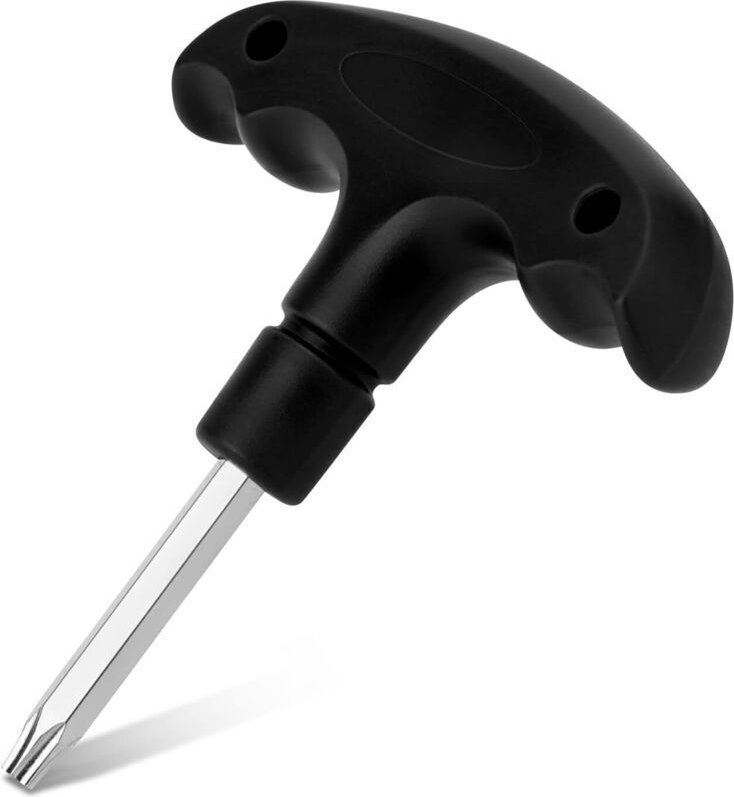 Golfschlüssel, verstellbares Golfwerkzeug mit Kunststoffgriff, Golf-Driver-Werkzeug aus Edelstahl, Drehmomentschlüssel f...