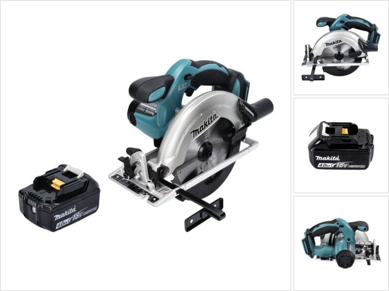 Dss 611 M1 Akku Handkreissäge 18 v 165 mm + 1x Akku 4,0 Ah - ohne Ladegerät - Makita