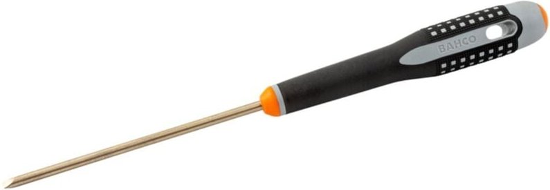 Bahco ERGO Schraubendreher aus Aluminiumbronze für Schlitzschrauben, Elektrikerklinge, funkenfrei, 1,2 mm x 8 mm x 150 m...