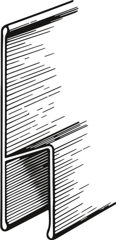 Thumbnail - Alu HA - Kartätsche 114 x 25 mm - 2 m Bauqualität FORTIS