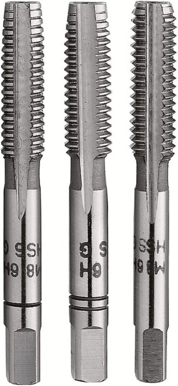 Projahn Handgewindebohrersatz HSS-G DIN 352 BSW 7/8x9