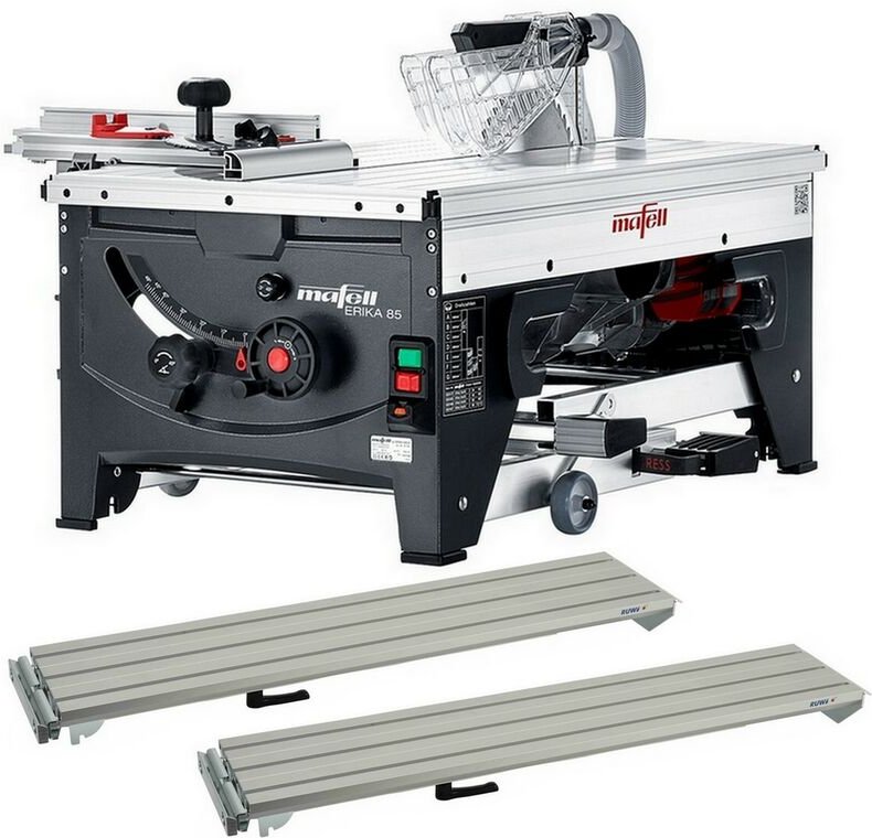 Mafell Erika 85 NEUES Modell Unterflur Zugsäge + 2x Tischverlängerung 760x150mm