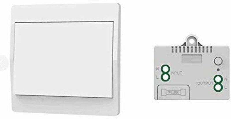 Eigenstromversorgter, batterieloser Funkschalter drahtlose Fernbedienung für Lampen und Elektrogeräte wasserdicht und si...