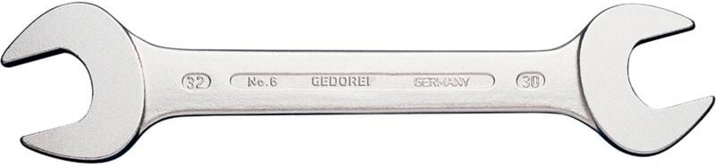 Gedore - Doppelmaulschlüssel 25x28 mm DIN3110 Schraubenschlüssel Stahl verchromt