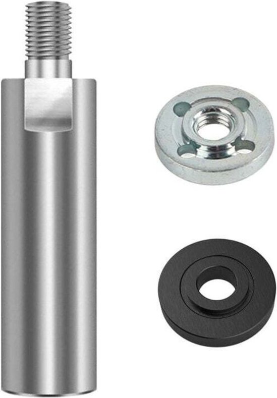 Vtizikl Extension de meuleuse d'angle Bielle Filetage polyvalent Polisseuse rotative Arbre d'extension avec contre-écrou...