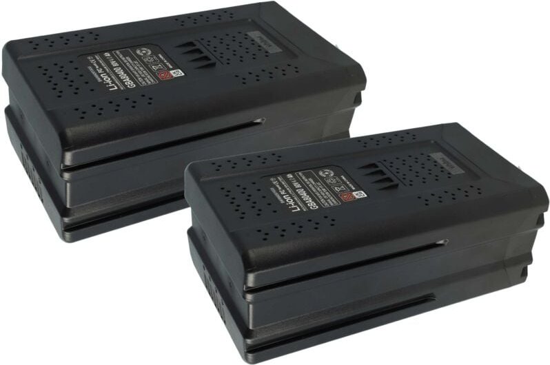 vhbw 2x Akku kompatibel mit Stiga Multiclip 50 S AE, Multiclip 50 AE, SAB 80 AE, Multiclip Pro 50 S AE Rasenmäher (4000m...