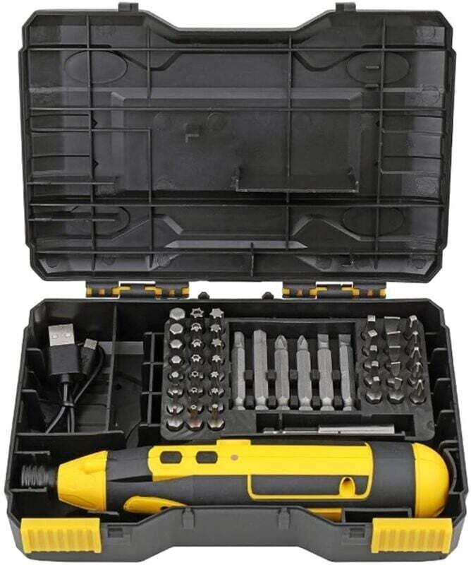 Thumbnail - Akkuschrauber, wiederaufladbares 4-V-Lithium-Ionen-Bohrschrauber-Reparaturwerkzeug - Ymyny