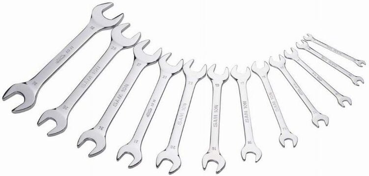 Gabelschlüssel Satz von 12 sam - 10NJ12DP