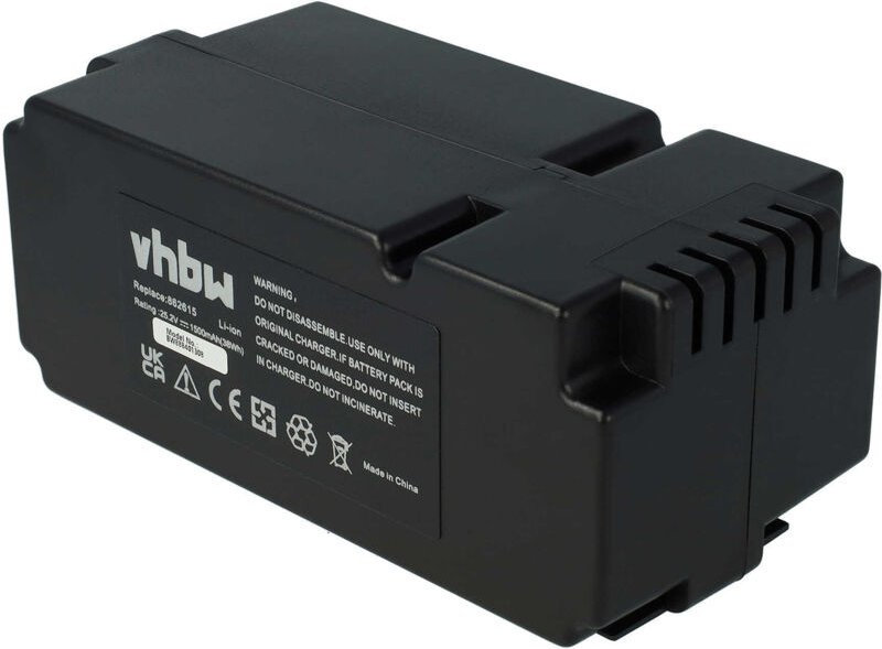 Akku Ersatz für 862601, 862615, 862617, 862618, 0862622, 0862622001 für Rasenmäher Rasenroboter (1500mAh, 25,2V, Li-Ion)...